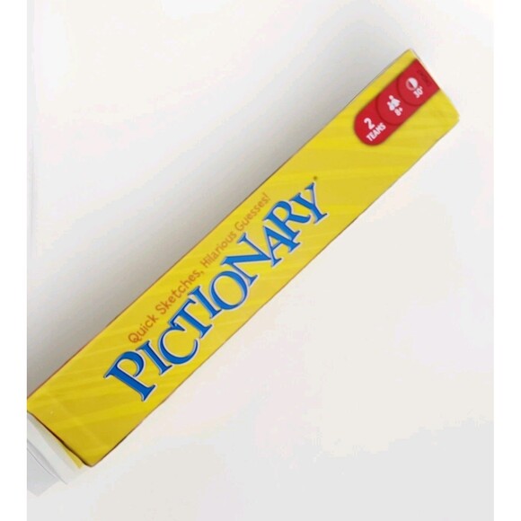 PICTIONARY Board Game with Markers & erasable boards! Mattel DKD47 UNOPENED BOX - Picture 3 of 3